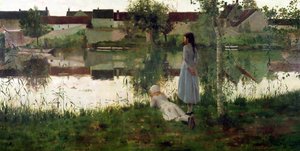 Il traghetto da William Edward Stott